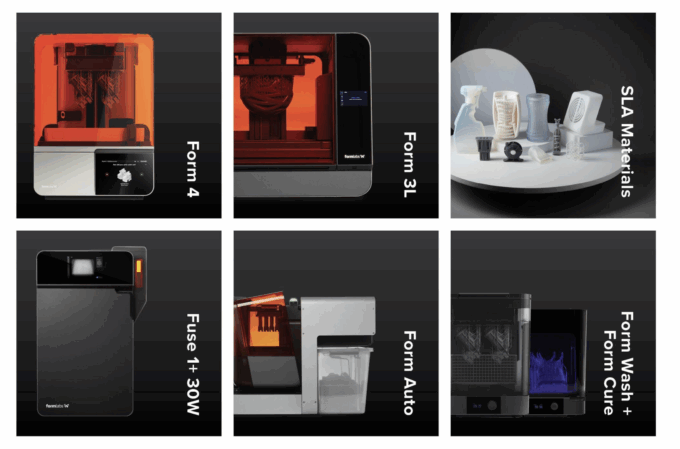 Formlabs product line Formlabs product line